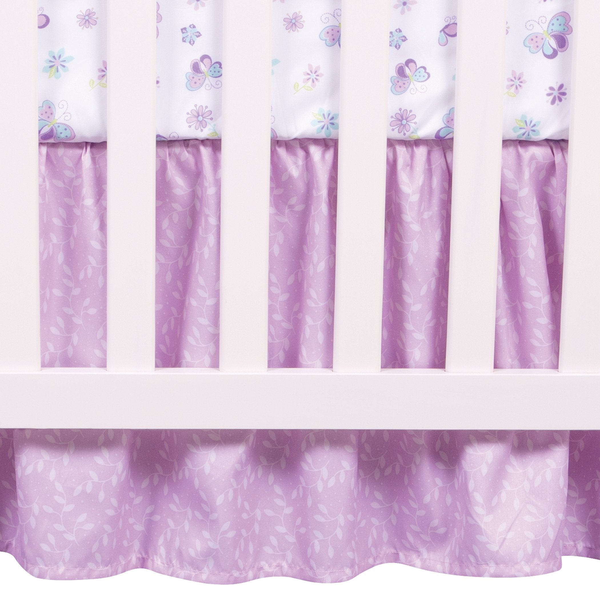 Sammy and Lou Butterfly Meadow 4 Piece Crib Bedding Set