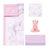 Sammy and Lou Sweet Unicorn 4 Piece Crib Bedding Set