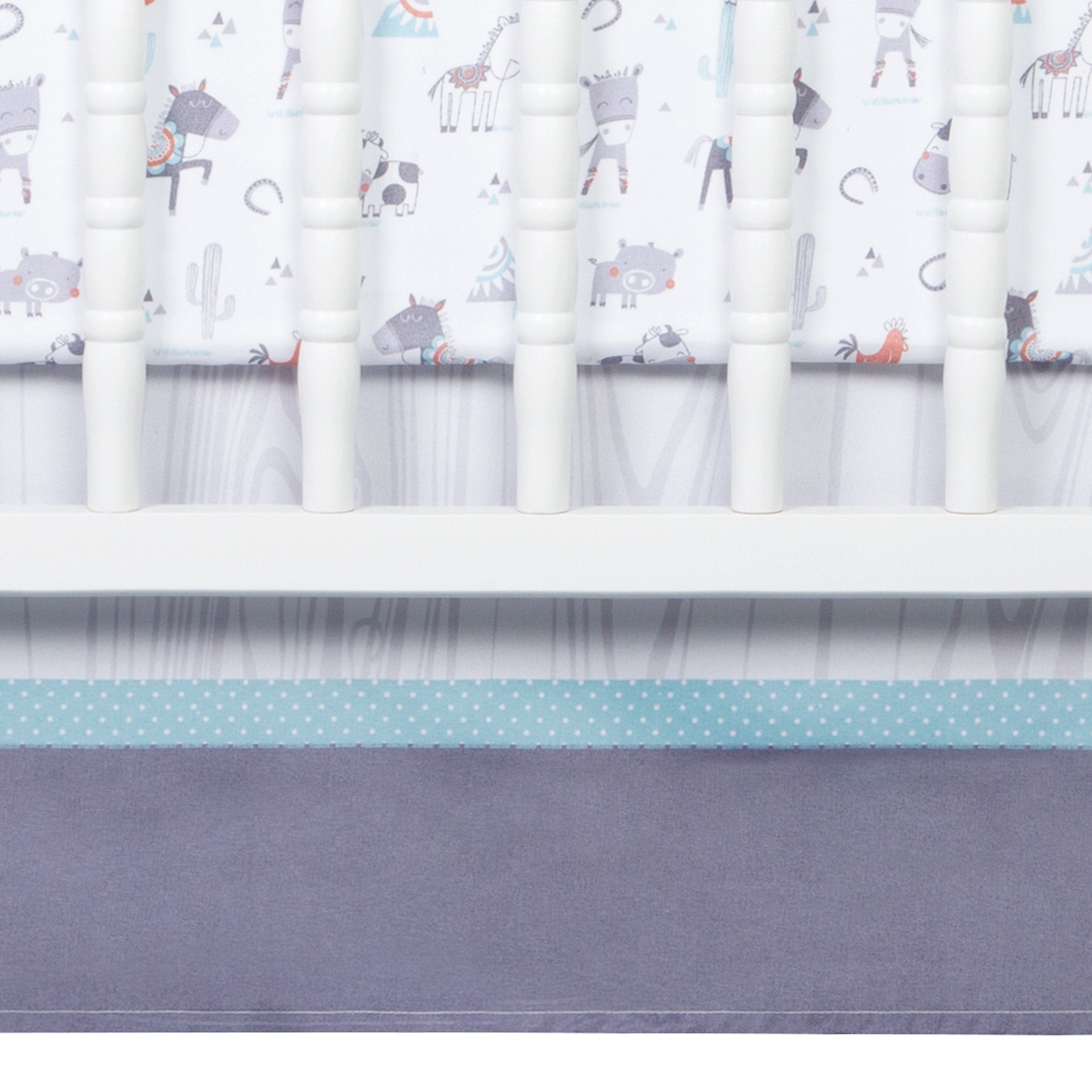 Sammy and Lou Farmstead Friends 4 Piece Crib Bedding Set