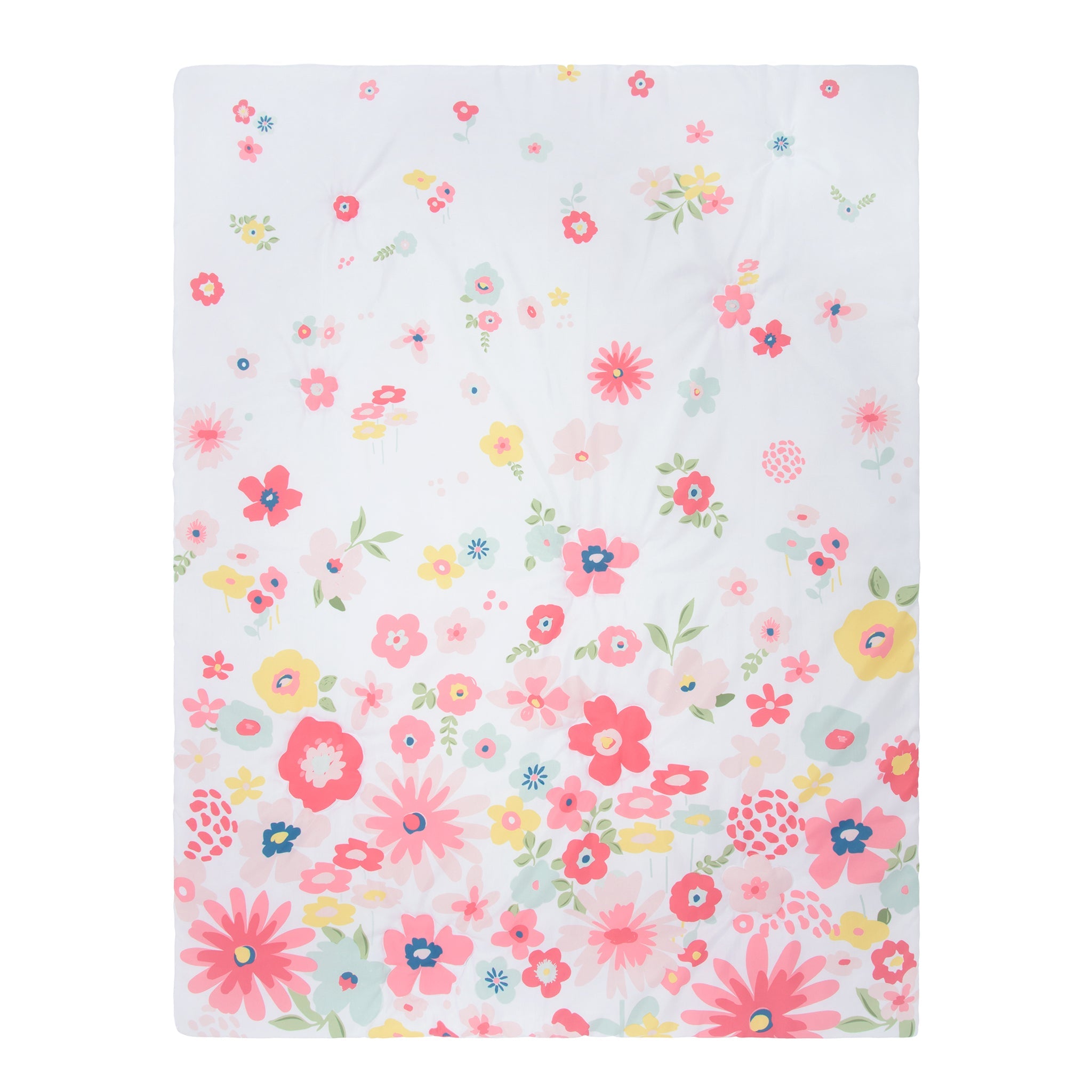 Sammy and Lou Floral Sprinkles 4 Piece Crib Bedding Set