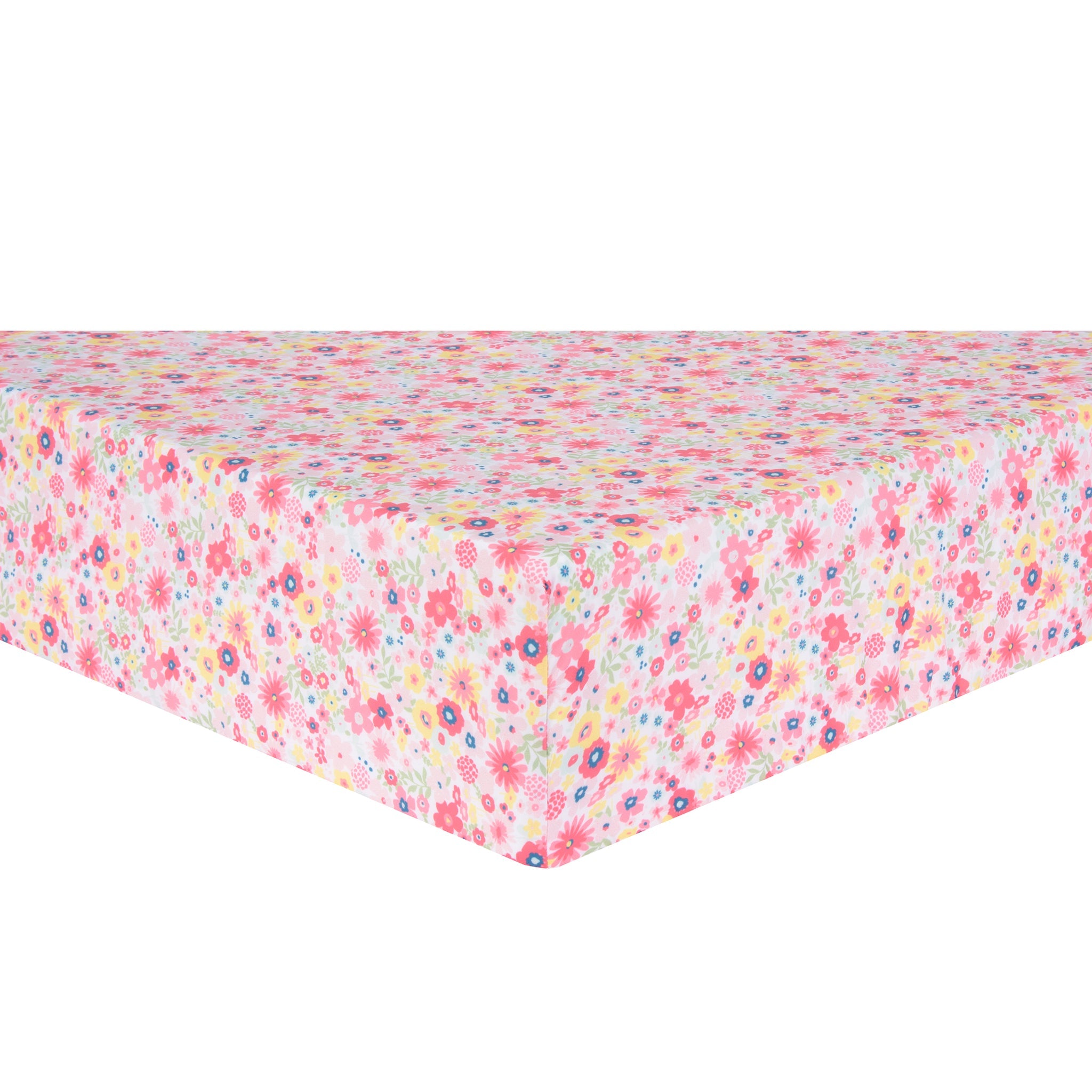 Sammy and Lou Floral Sprinkles 4 Piece Crib Bedding Set