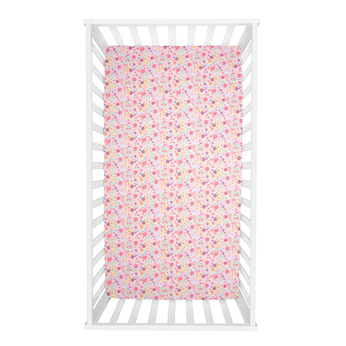 Sammy and Lou Floral Sprinkles 4 Piece Crib Bedding Set