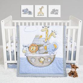 Sammy and Lou Noah's Ark 4 Piece Crib Bedding Set