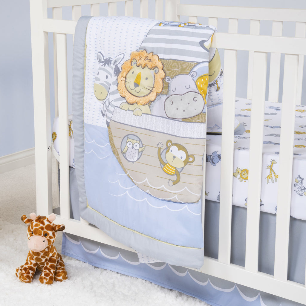 Noah's ark bedding set for baby outlet