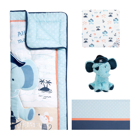 Image of Sammy and Lou Ahoy Archie 4 Piece Crib Bedding Set