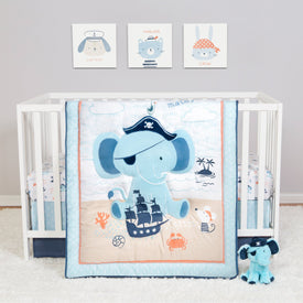 Sammy and Lou Ahoy Archie 4 Piece Crib Bedding Set