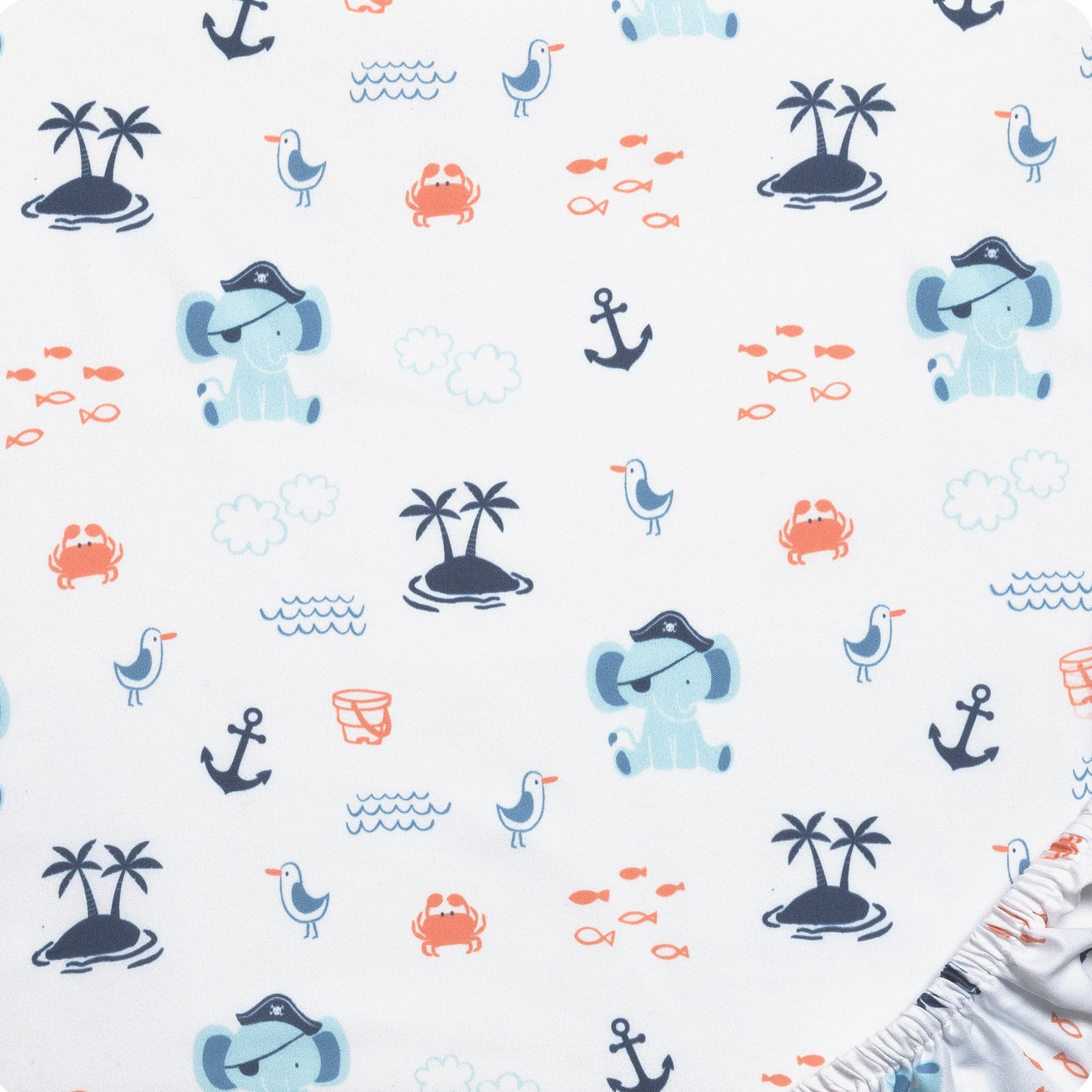 Sammy and Lou Ahoy Archie 4 Piece Crib Bedding Set