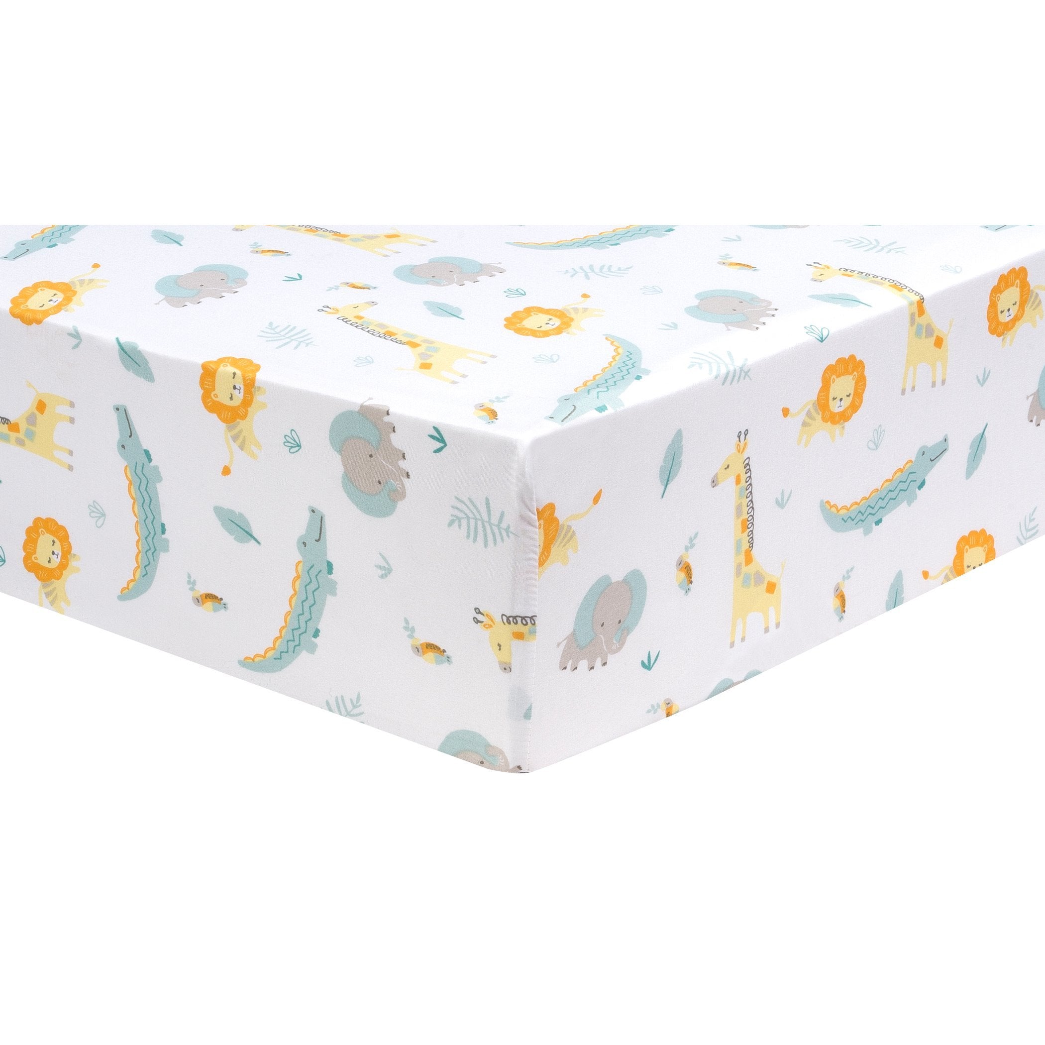 Sammy and Lou Jungle Pals 4 Piece Crib Bedding Set