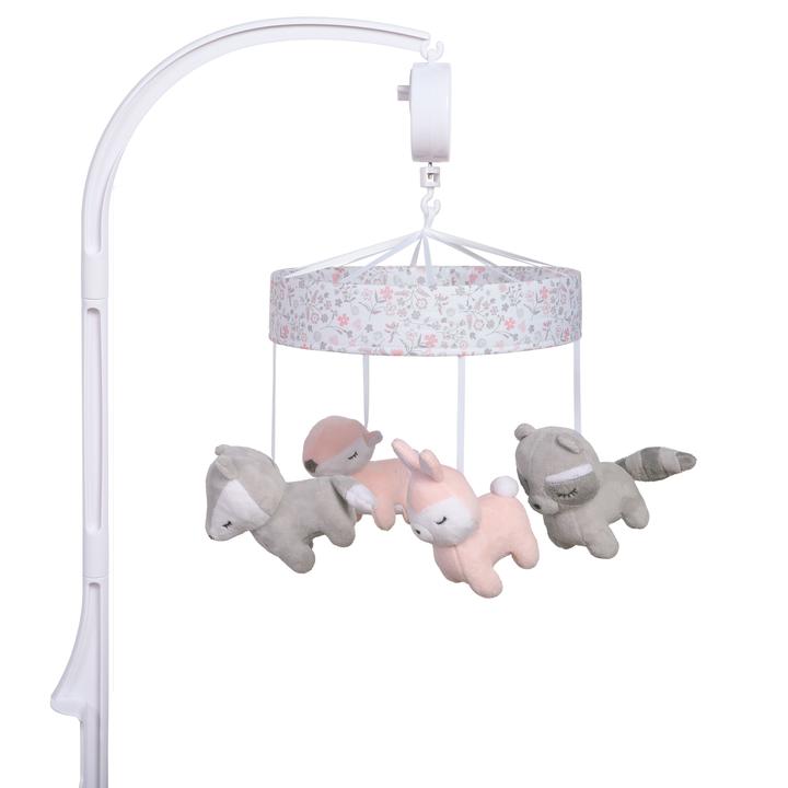 Crib mobile store forest frolic