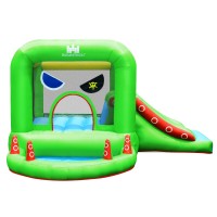 Costway Inflatable Castle Bounce House Jumper Kids Playhouse with Slider