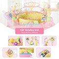 Image of Costway 2-in-1 Baby Jumperoo Adjustable Sit-to-stand Activity Center