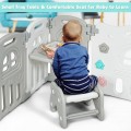 Costway 14-Panel Foldable Baby Activity Centre Playpen