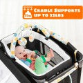Costway 4-in-1 Convertible Portable Baby Playard with Changing Station