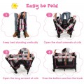Image of Costway 3-in-1 Convertible Portable Baby Playard with Music Box, Wheel and Brakes
