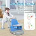 Costway 6-in-1 Convertible Baby Booster Seat with Tray Wheels