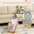 Costway 6-in-1 Convertible Baby Booster Seat with Tray Wheels