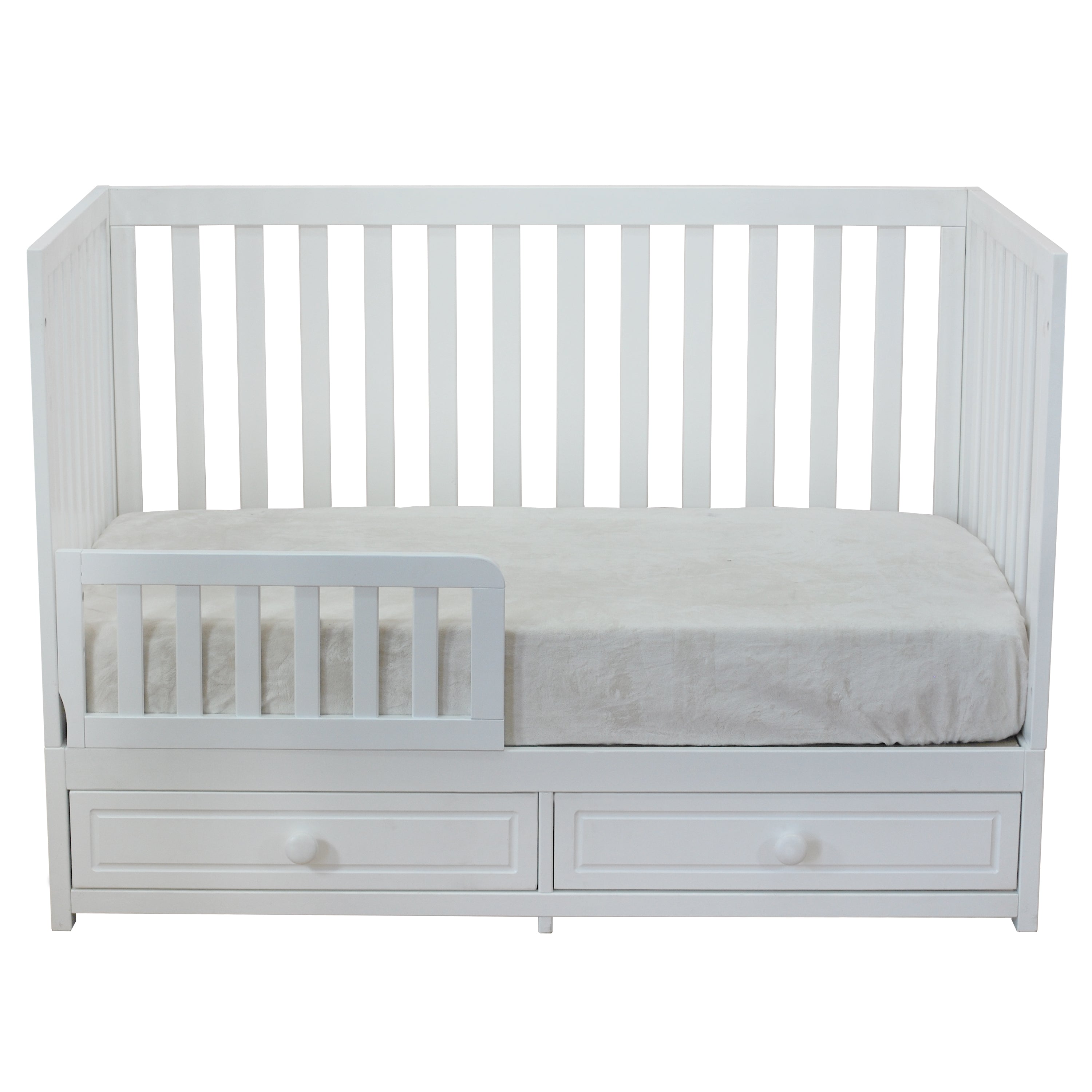 AFG Baby MILA 3-in-1 Convertible Crib in White