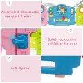 Costway 16 Panel Activity Center Baby Playpen with Gate