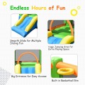 Costway Inflatable Castle Bounce House Jumper Kids Playhouse with Slider