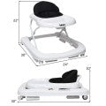 Image of Costway 2 in 1 Toddler Foldable Baby Walker for Boys and Girls