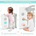 Costway 14-Panel Foldable Baby Activity Centre Playpen