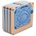 Image of Costway Foldable Baby Playpen Kids Activity Center with Lockable Door