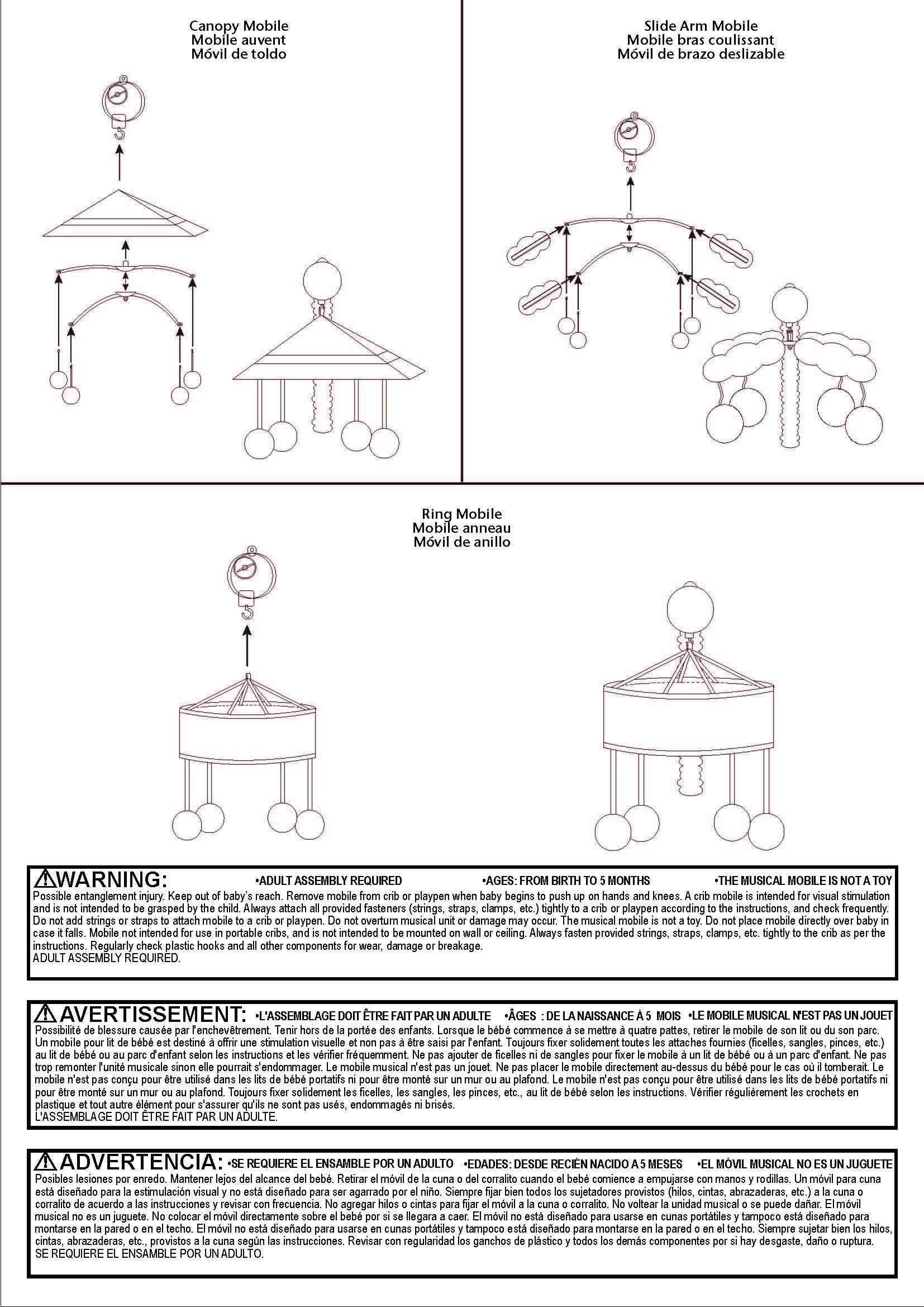 Trend Lab Dr. Seuss Oh, the Places You'll Go! Musical Mobile