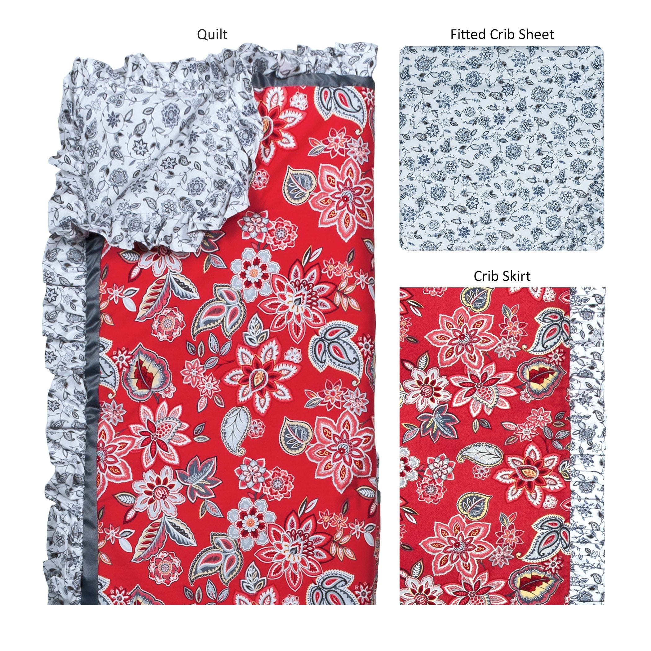 Waverly® Charismatic 3 Piece Crib Bedding Set