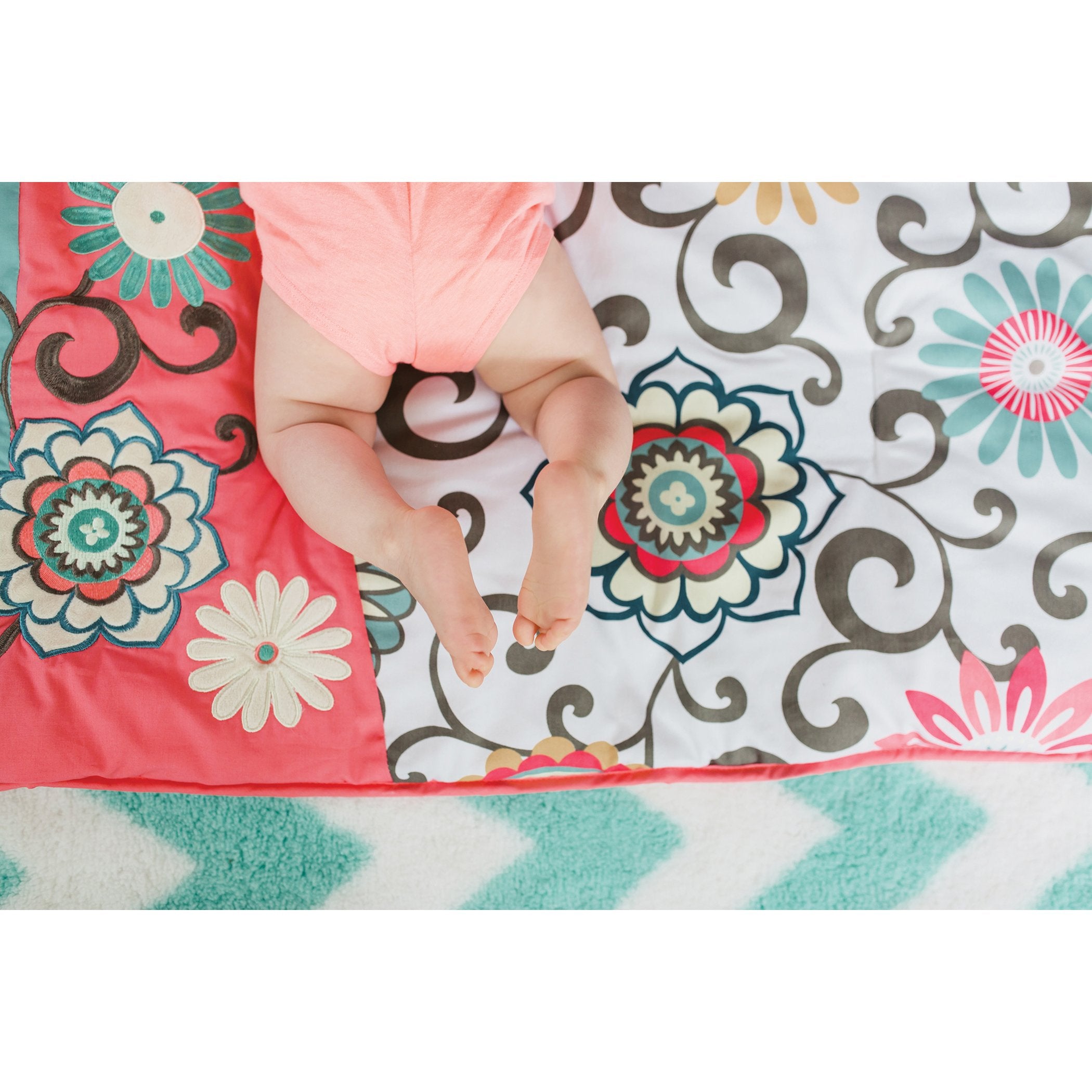 Waverly® Pom Pom Play 4 Piece Crib Bedding Set