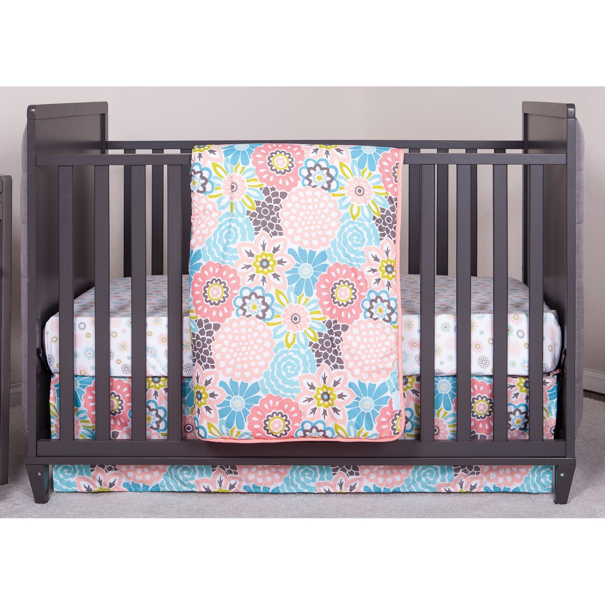 Waverly Blooms 5 Piece Crib Bedding Set