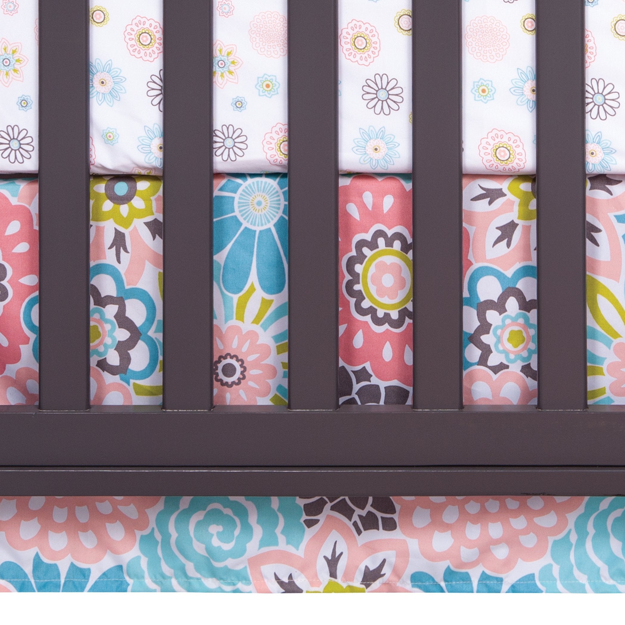 Waverly Blooms 5 Piece Crib Bedding Set