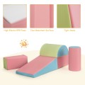 Costway 5-Piece Set Climb Activity Play Safe Foam Blocks