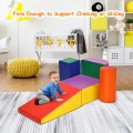Image of Costway 5-Piece Set Climb Activity Play Safe Foam Blocks