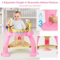 Image of Costway 2-in-1 Baby Jumperoo Adjustable Sit-to-stand Activity Center