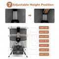 Image of Costway Baby Bed Side Crib Portable Adjustable Infant Travel Sleeper Bassinet