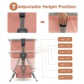 Costway Baby Bed Side Crib Portable Adjustable Infant Travel Sleeper Bassinet