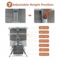 Costway Baby Bed Side Crib Portable Adjustable Infant Travel Sleeper Bassinet