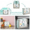 Costway 16-Panel Foldable Baby Playpen Kids Activity Centre