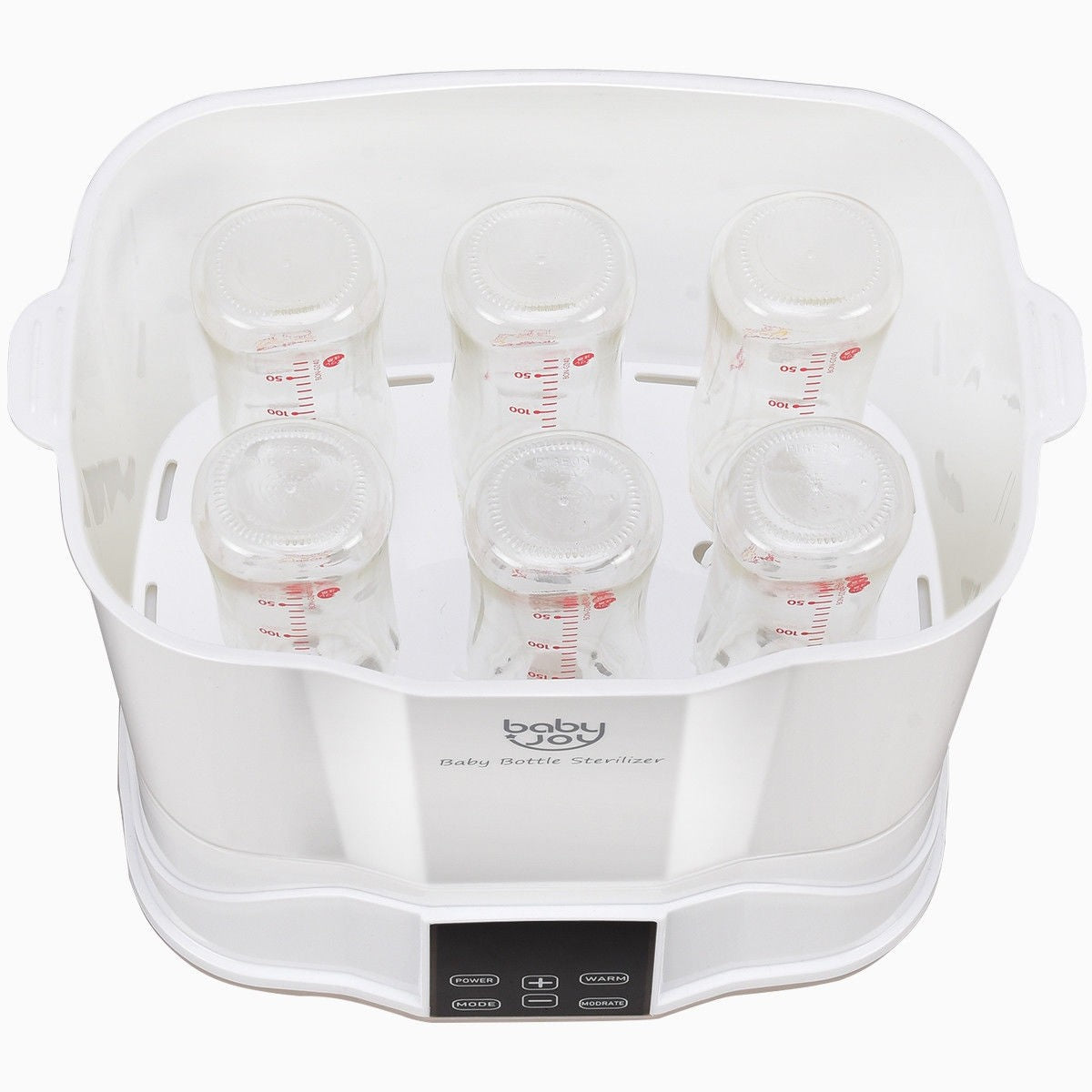 Costway Baby Bottle Electric Steam Sterilizer With LED Monitor