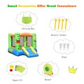 Image of Costway Inflatable Castle Bounce House Jumper Kids Playhouse with Slider