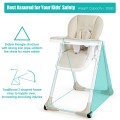Costway Baby Convertible High Chair with Wheels