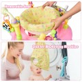 Image of Costway 2-in-1 Baby Jumperoo Adjustable Sit-to-stand Activity Center