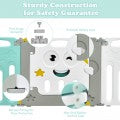 Image of Costway 16-Panel Foldable Baby Playpen Kids Activity Centre