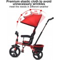 Image of Costway 4-in-1 Kids Tricycle with Adjustable Push Handle