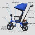 Image of Costway 4-in-1 Kids Tricycle with Adjustable Push Handle