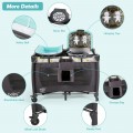 Image of Costway 4-in-1 Convertible Portable Baby Playard Newborn Napper with Music and Toys
