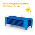 Costway 52" x 23" Pack of 6 Kids Stackable Daycare Rest Mat