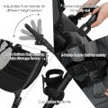 Image of Costway Foldable High Landscape Baby Stroller with Reversible Reclining Seat