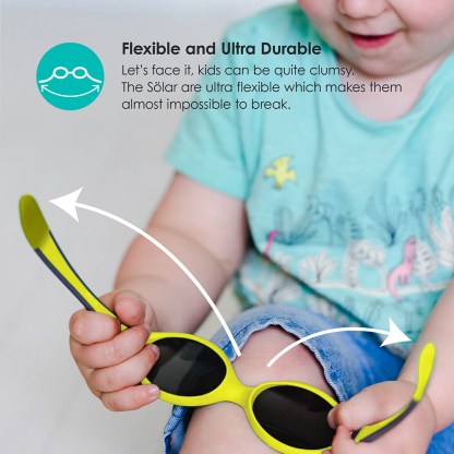 Image of Bbluv Sölar (Lime) - Baby and Toddler Sunglasses