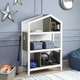Benzara Cottage Style Wooden Bookcase for Kids